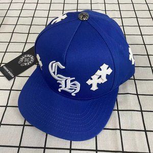 Chrome hearts Blue Snap Back Cap